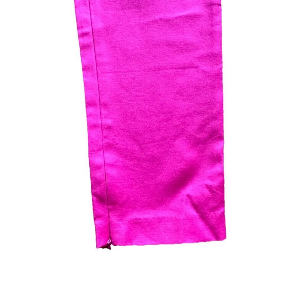 NEW Adrianna Papell Slim Leg Pant Palm Springs Afair Women's Size 10 Hot Pink - Picture 7 of 7